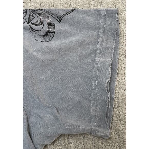 Affliction Gray Skull T Shirt NWT XL Babalu Renato Sobral Skater Streetwear Goth - Picture 5 of 8